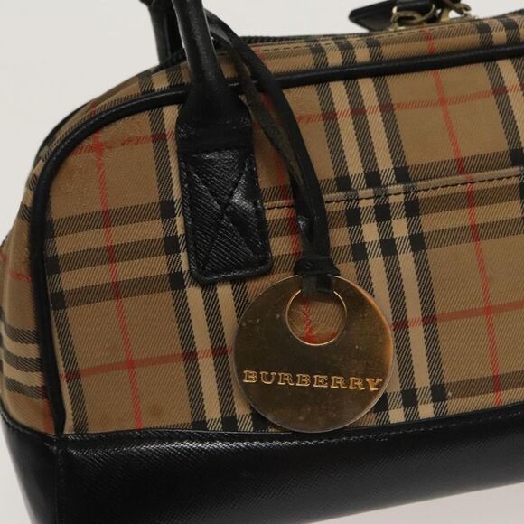 Burberry Nova Check Beige Canvas Tote Bag (Pre-Owned) - Picture 13 of 16